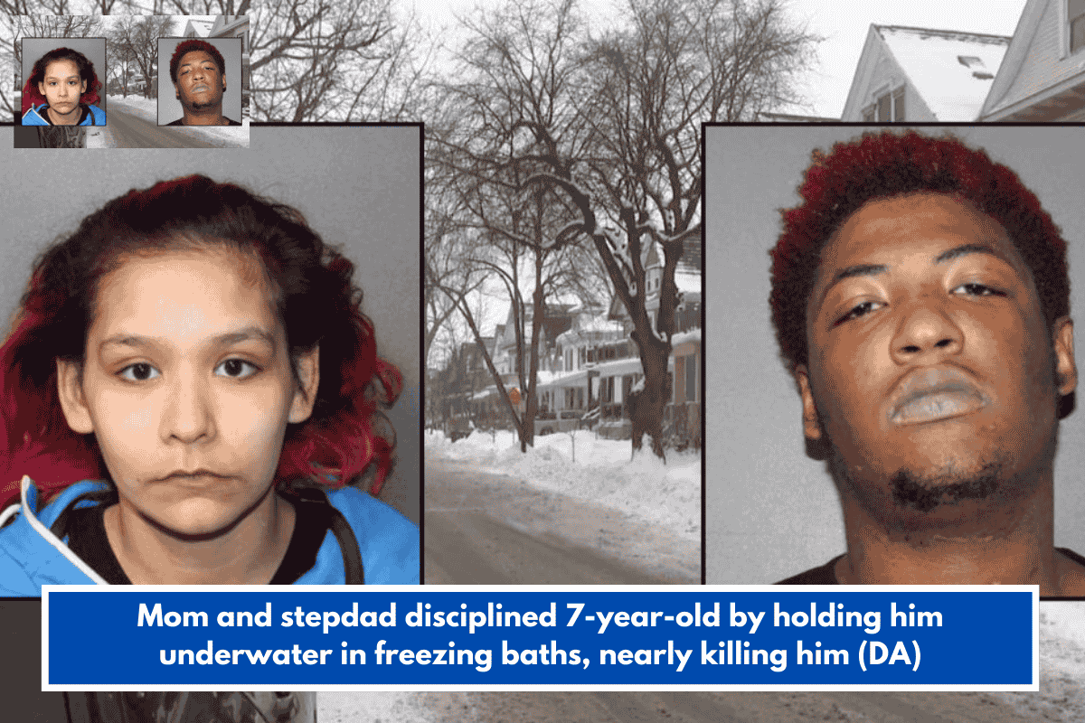 Mom and stepdad disciplined 7-year-old by holding him underwater in freezing baths, nearly killing him (DA)