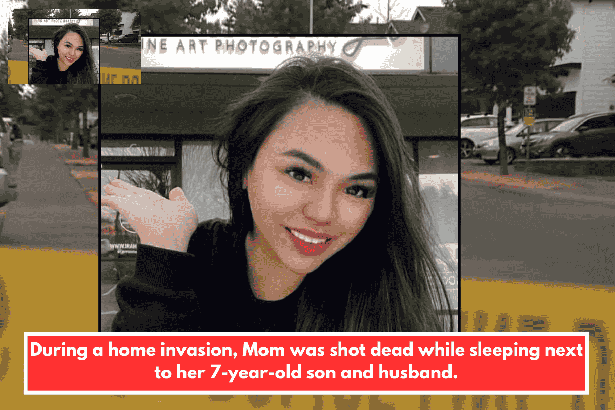 During a home invasion, Mom was shot dead while sleeping next to her 7-year-old son and husband.