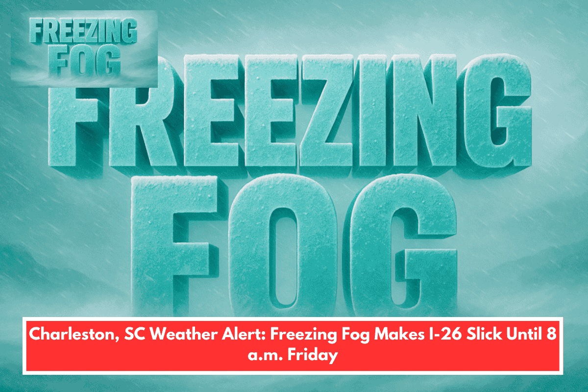 Charleston, SC Weather Alert: Freezing Fog Makes I-26 Slick Until 8 a.m. Friday
