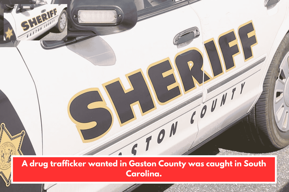 A drug trafficker wanted in Gaston County was caught in South Carolina.