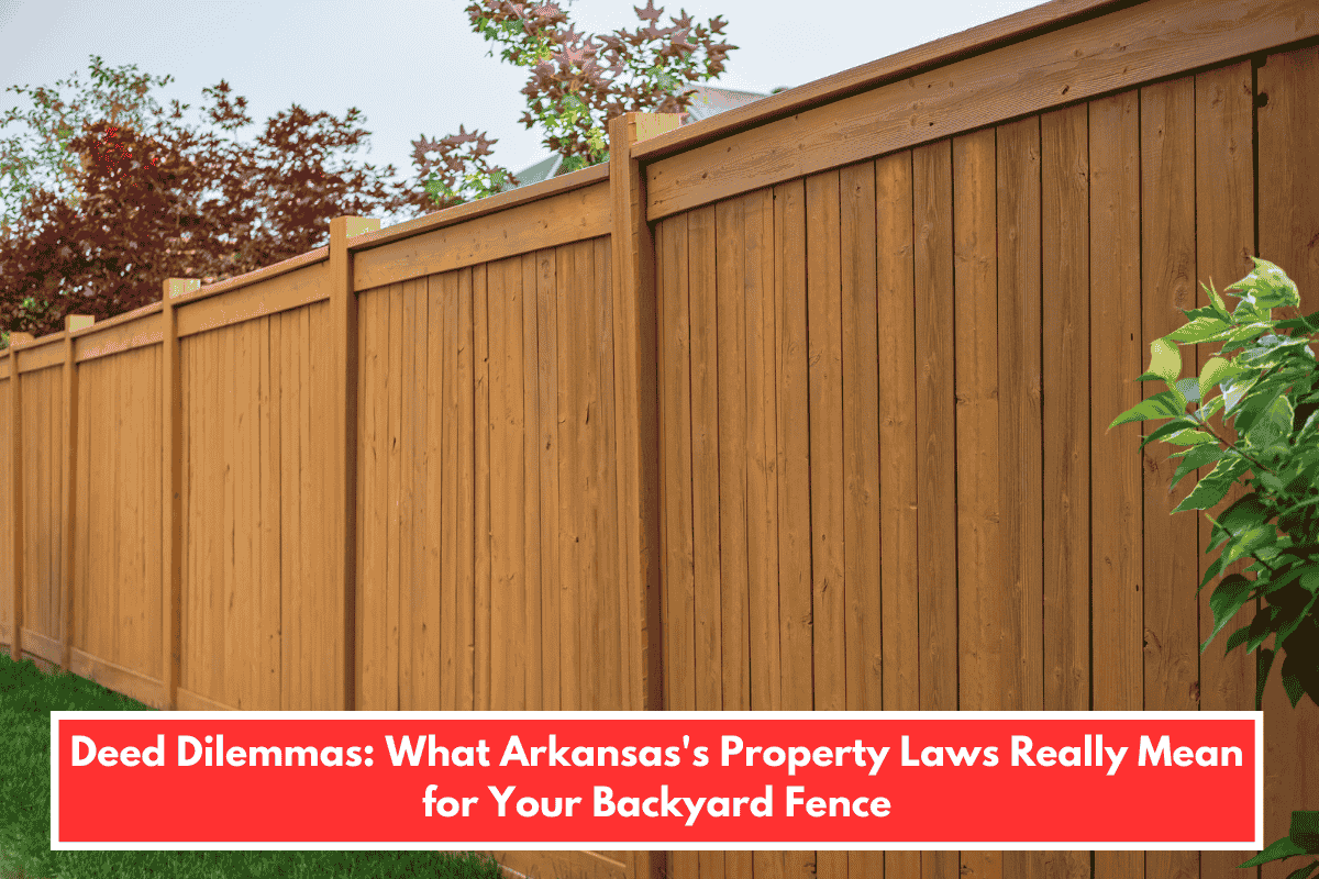 Deed Dilemmas: What Arkansas's Property Laws Really Mean for Your Backyard Fence