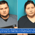 Woman sentenced after admitting to murdering an 8-year-old girl and moving her body over 1,000 miles in a U-Haul with her boyfriend.