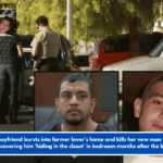 Angry ex-boyfriend bursts into former lover's home and kills her new man in the head after discovering him 'hiding in the closet' in bedroom months after the breakup.