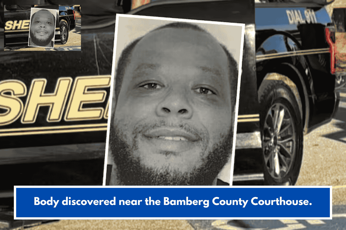 Body discovered near the Bamberg County Courthouse.