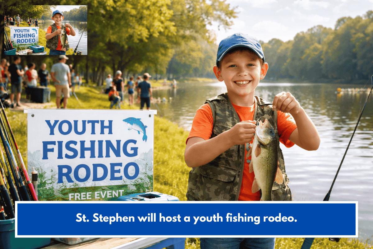 St. Stephen will host a youth fishing rodeo.