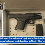 Two individuals from Goose Creek were detained following an armed robbery and shooting in North Charleston.