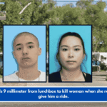 Teen pulls 9 millimeter from lunchbox to kill woman when she refused to give him a ride.