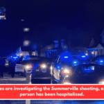 Deputies are investigating the Summerville shooting, and one person has been hospitalized.