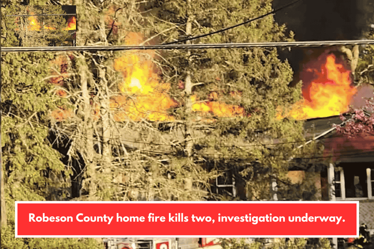 Robeson County home fire kills two, investigation underway.