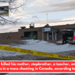A teen killed his mother, stepbrother, a teacher, and four students in a mass shooting in Canada, according to police.