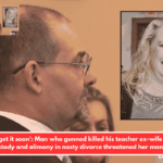 You will get it soon': Man who gunned killed his teacher ex-wife after she won custody and alimony in nasty divorce threatened her many times.