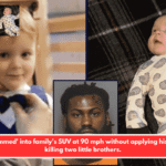 Man'slammed' into family's SUV at 90 mph without applying his brakes, killing two little brothers.