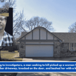 According to investigators, a man seeking to kill picked up a woman holding a baby in her driveway, knocked on the door, and bashed her with a hammer.