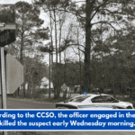 According to the CCSO, the officer engaged in the shot killed the suspect early Wednesday morning.