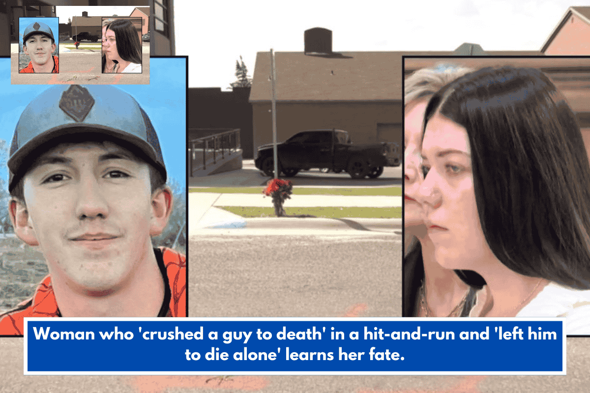 Woman who 'crushed a guy to death' in a hit-and-run and 'left him to die alone' learns her fate.