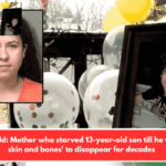 He felt cold: Mother who starved 13-year-old son till he was 'just skin and bones' to disappear for decades