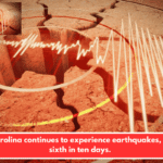 South Carolina continues to experience earthquakes, with the sixth in ten days.
