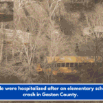 14 people were hospitalized after an elementary school bus crash in Gaston County.