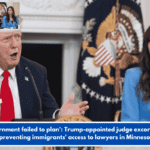 The government failed to plan': Trump-appointed judge excoriates ICE for preventing immigrants' access to lawyers in Minnesota.