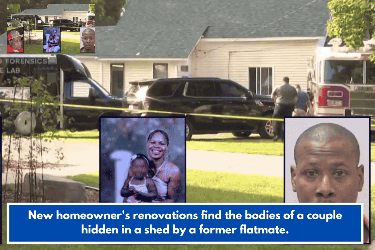 New homeowner's renovations find the bodies of a couple hidden in a shed by a former flatmate.