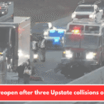 Lanes reopen after three Upstate collisions on I-85.