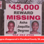 Asha Degree disappeared in Cleveland County 26 years ago.