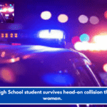 Burns High School student survives head-on collision that kills woman.
