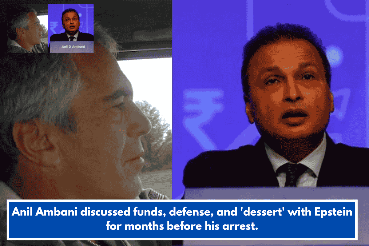 Anil Ambani discussed funds, defense, and 'dessert' with Epstein for months before his arrest.