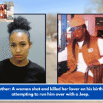 A loving father: A woman shot and killed her lover on his birthday after attempting to run him over with a Jeep.