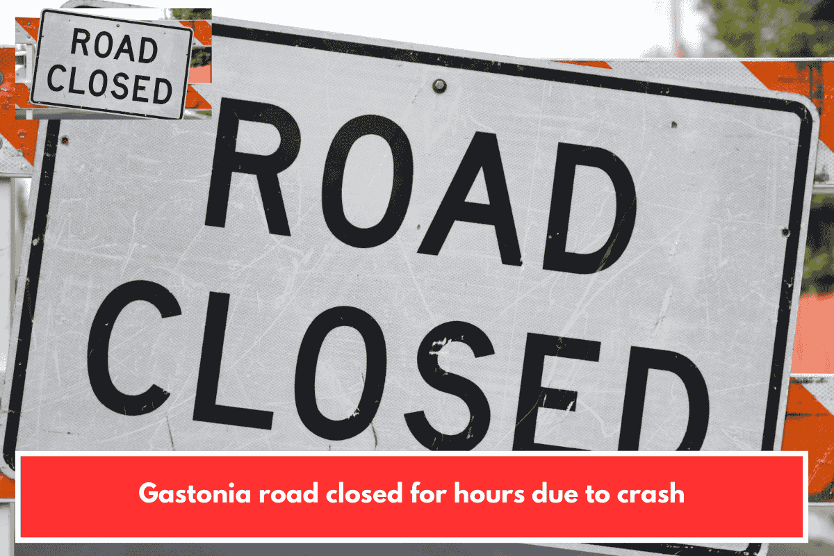 Gastonia road closed for hours due to crash