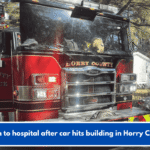 1 taken to hospital after car hits building in Horry County