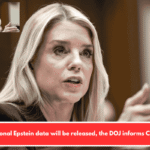No additional Epstein data will be released, the DOJ informs Congress.