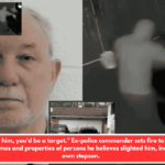 "If you fired him, you'd be a target." Ex-police commander sets fire to more than a dozen homes and properties of persons he believes slighted him, including his own stepson.
