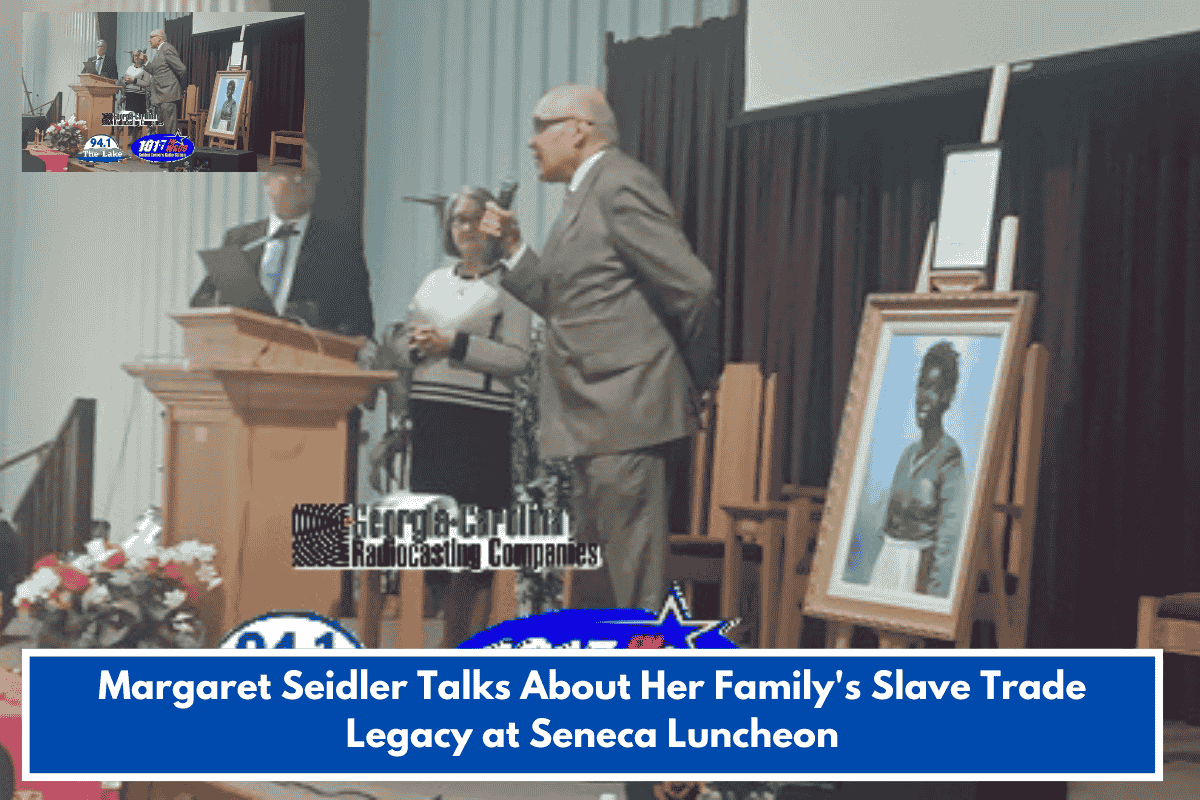 Margaret Seidler Talks About Her Family's Slave Trade Legacy at Seneca Luncheon