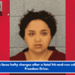 A woman faces hefty charges after a fatal hit-and-run collision on Freedom Drive.