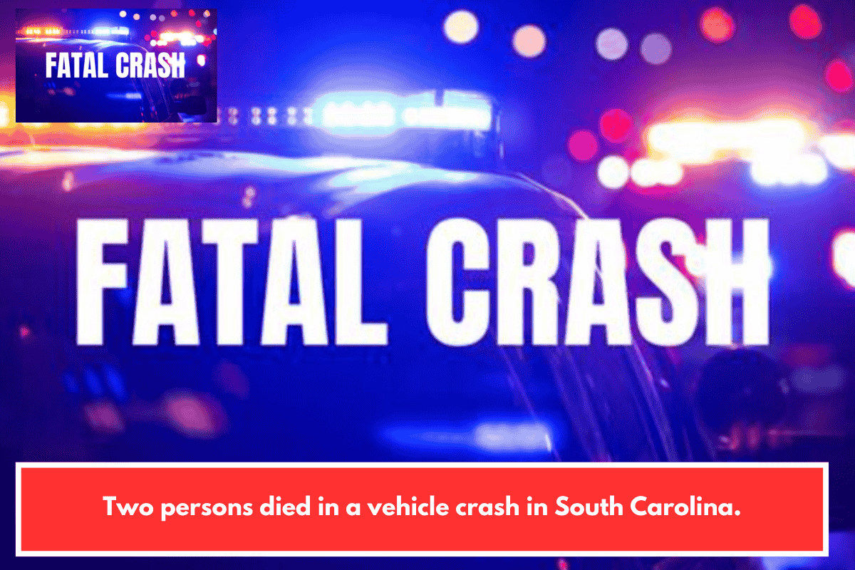 Two persons died in a vehicle crash in South Carolina.