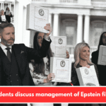 Students discuss management of Epstein files.