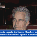 According to experts, the Epstein files show activities that constitute crimes against humanity.