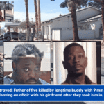 He was betrayed: Father of five killed by longtime buddy with 9 mm Luger for reportedly having an affair with his girlfriend after they took him in, cops said.