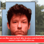 Hit her square on: Man says'my fault' after drunken crash that killed pregnant woman's unborn child, police say.