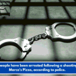 Three people have been arrested following a shooting near Marco's Pizza, according to police.