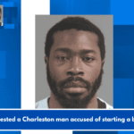 Police arrested a Charleston man accused of starting a bush fire.
