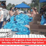 Park Circle Cares will organize a food distribution event on Saturday at North Charleston High School.