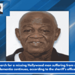 The search for a missing Hollywood man suffering from severe dementia continues, according to the sheriff's office.
