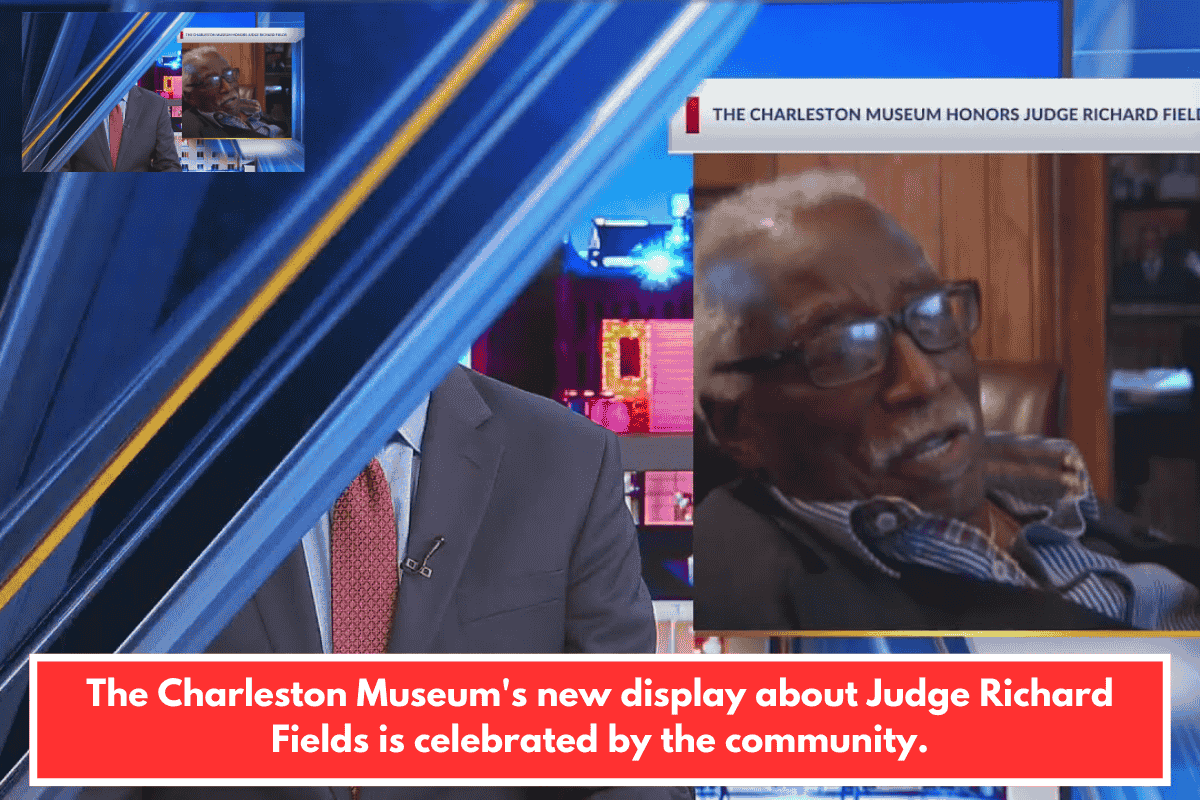 The Charleston Museum's new display about Judge Richard Fields is celebrated by the community.
