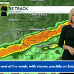 Warm end of the week, with storms possible on Saturday.