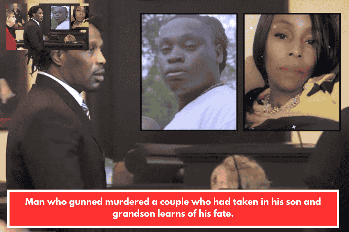 Man who gunned murdered a couple who had taken in his son and grandson learns of his fate.