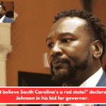 "I don't believe South Carolina's a red state!" declares Rep. Johnson in his bid for governor.