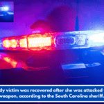 A bloody victim was recovered after she was attacked with a weapon, according to the South Carolina sheriff.