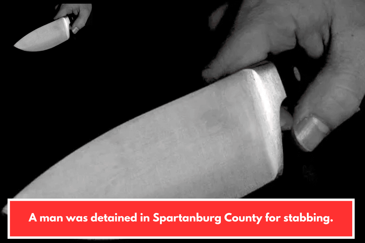 A man was detained in Spartanburg County for stabbing.